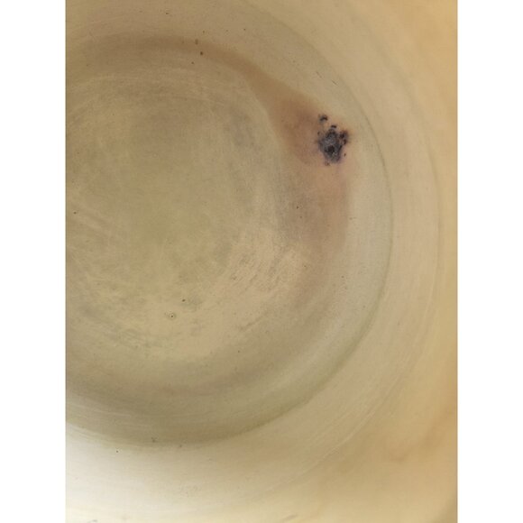 Vintage yellow enamel teapot With Lid Enamelware Bail Handle - Picture 15 of 16